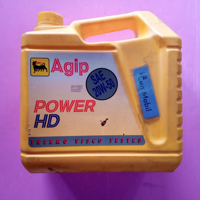 OLI MESIN AGIP BENSIN SAE 20W-50 POWER HD 4L