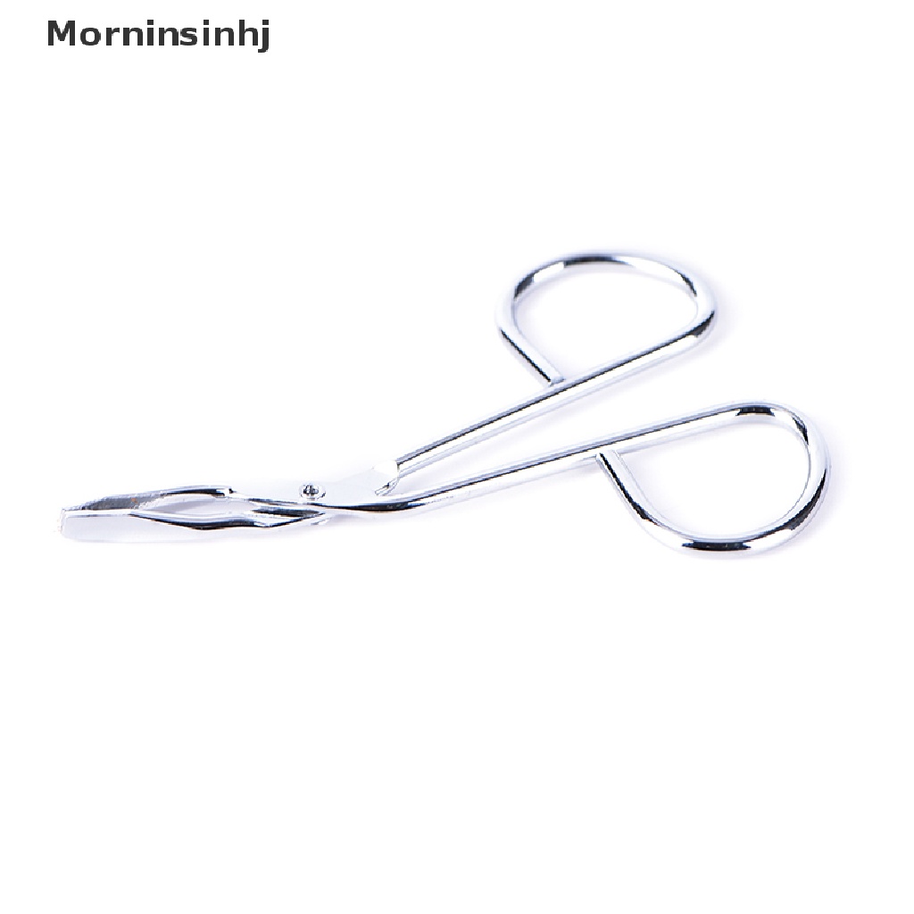 Mornin New Gunting Flat Tip Penjepit Alis Clipper Stainless Alat Pencabut, id