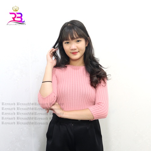 [✅COD ]  Oneck rajut wanita / Inner Manset Lengan 3/4