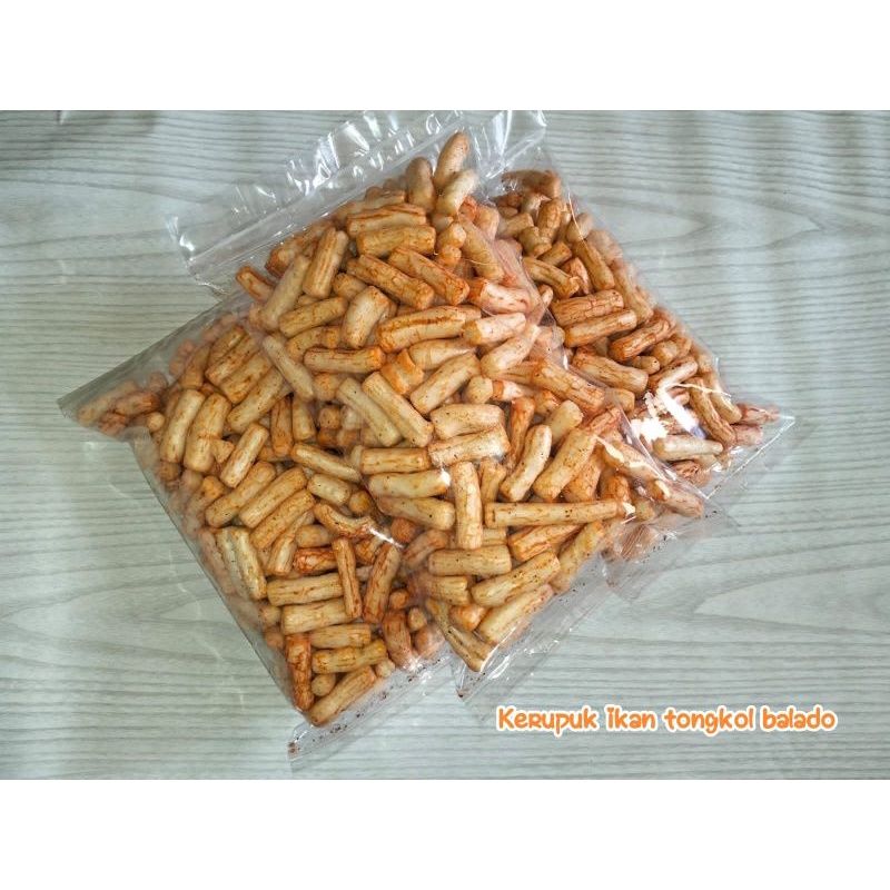 

Krupuk ikan tongkol balado 100 gram