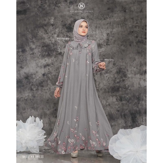 Greetha Dress by Nadheera Luxury l Dress Kekinian L Dress Elegan