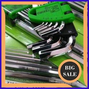 perkakas TEKIRO Kunci L set Biasa Segi Enam Panjang 8 pcs Tekiro .. Sedia Stang Mata Kunci