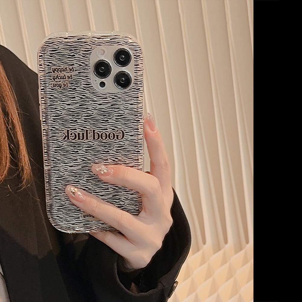 Unisex Black Ripple Art Soft TPU Full Protection Transparent Phone Case Cover for Iphone 11 12 13 14 PRO MAX