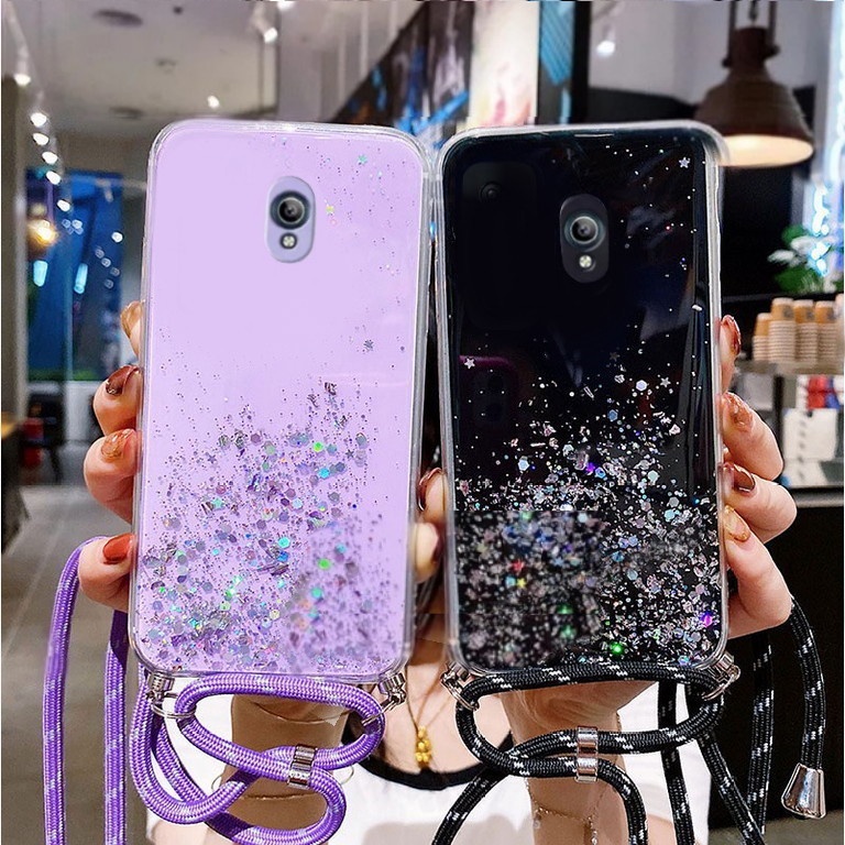 CASE GLITER + TALI ( SAMSUNG J2 CORE / J2 PRO ) SILIKON HP TERLARIS 2023 - PGC MALL