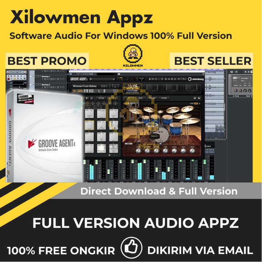 [Full Version] Steinberg Groove Agent SE Pro Lifetime Audio Software WIN OS