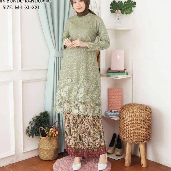 ✹ ( REALPICT ) Kebaya Tunik Tulle Bordir - Kebaya Novie Kebaya - Kebaya Modren - Set Kebaya Brukat ✻