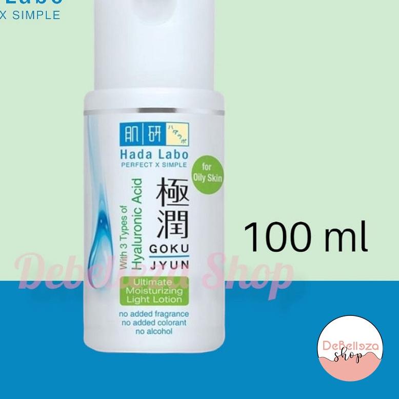 ➵ TONER HADA LABO Gokujyun Ultimate Moisturizing Light Lotion 100ml [Garis hijau] ❊