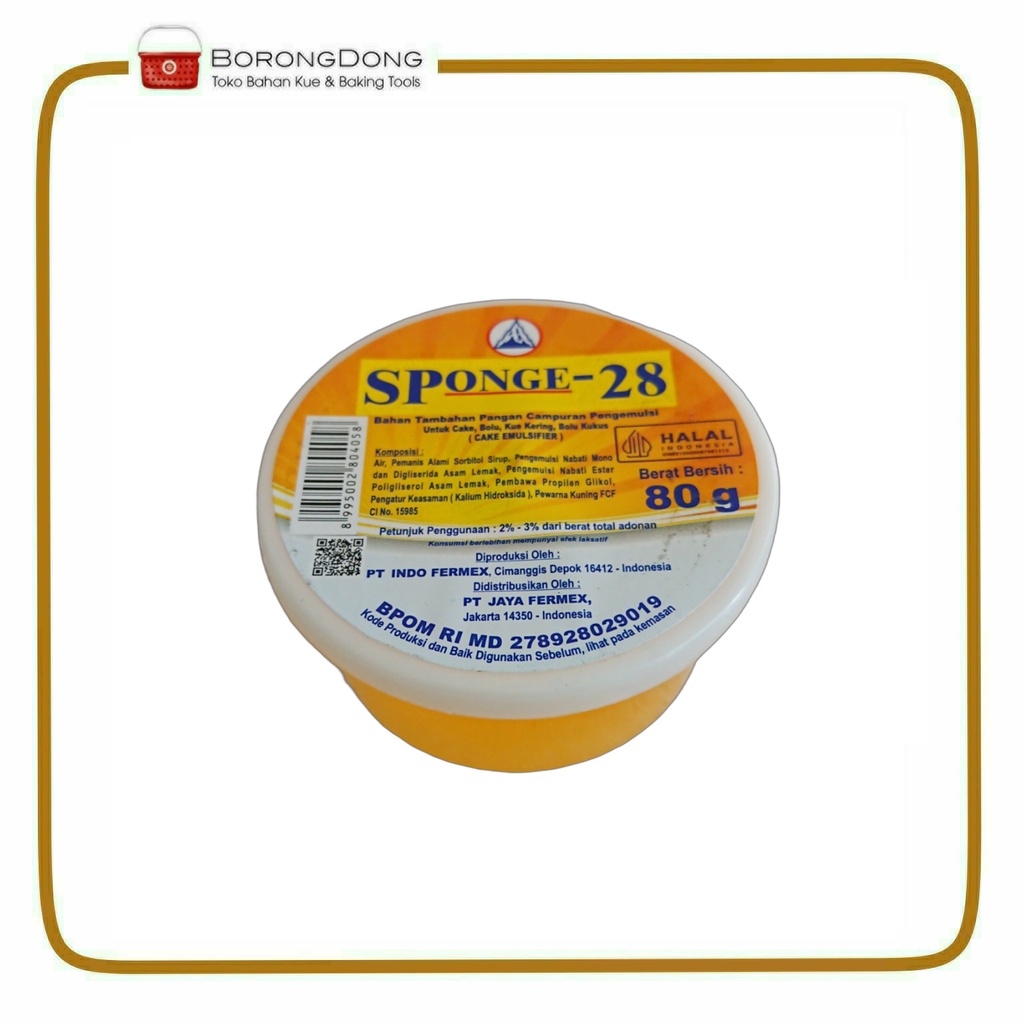 

Sponge-28 / SP / Pelembut Kue 80g