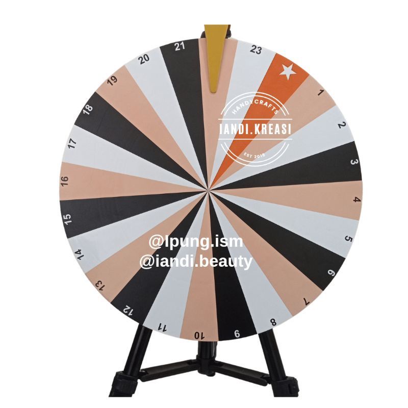 ROULETTE/LUKCY SPIN/ RODA PUTAR (Request Spin Whell WIM)