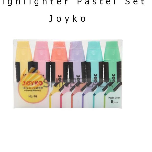 

PROMO HARI INI Highlighter Joyko Set Pastel Color HL-70 - Penanda Berwarna Joyko 