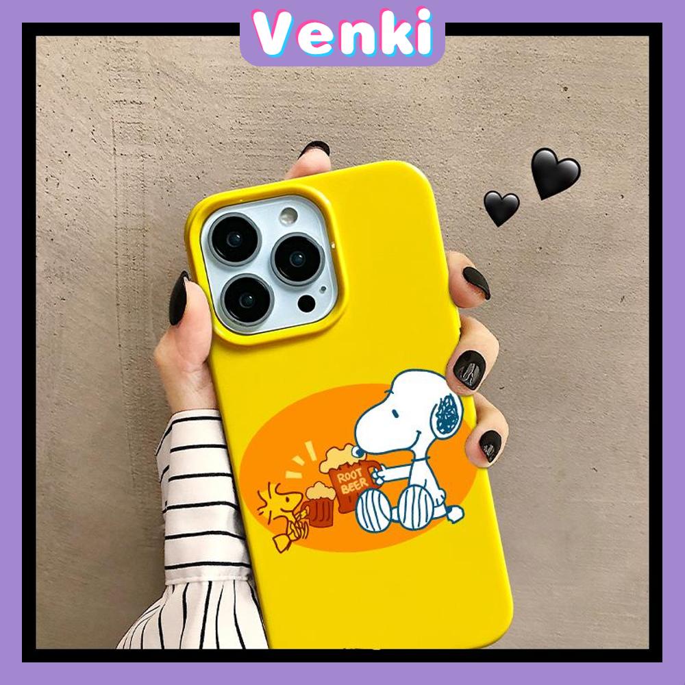 iPhone Case Soft TPU Glossy Yellow Candy Case Cute Cartoon Dog Camera Protection Shockproof For iPhone 14 13 12 11 Pro Max 7 8 Plus X XR