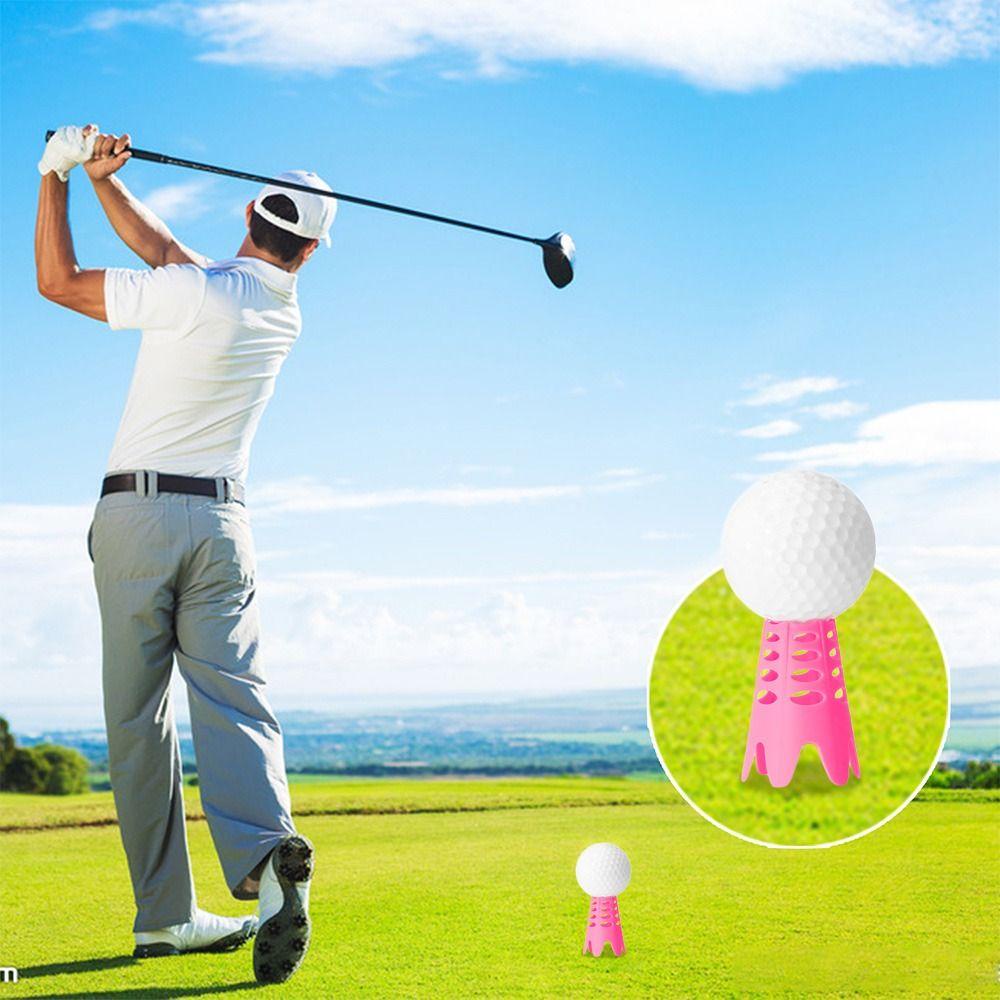 Populer 15pcs Golf Mat Tees Rumah Golf Pria Plastik Training