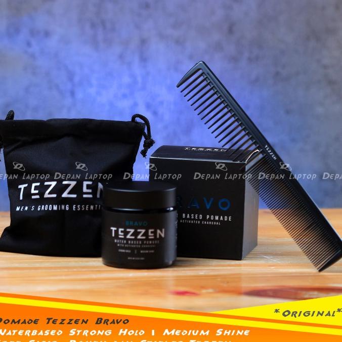 ORIGINAL Pomade Tezzen Bravo Waterbased Sudah BPOM Rambut Klimis Wangi