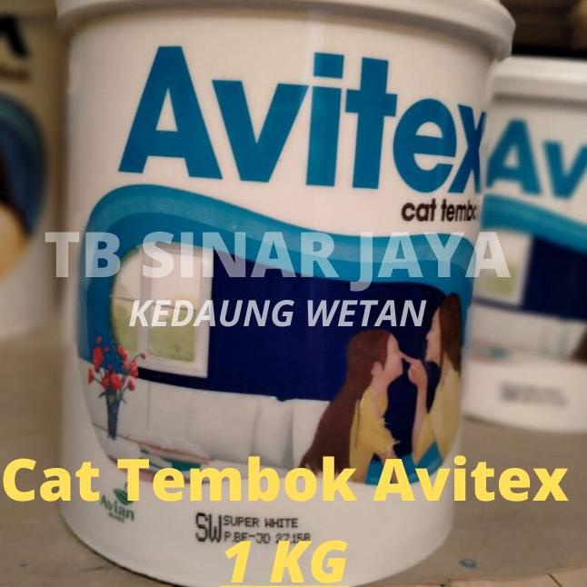 Penjualan Favorit Cat Tembok AVITEX 1KG / CAT AVITEX KILOAN 1 KG PUTIH / AVITEX 1KG SW