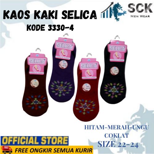 Kaos Kaki Wanita SELICA 3330-4 / Kaus Kaki Wanita Bawah Mata Kaki Cewek