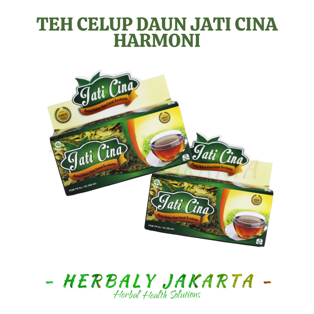 

teh daun jati cina herbal pelangsing badan jati cina harmoni