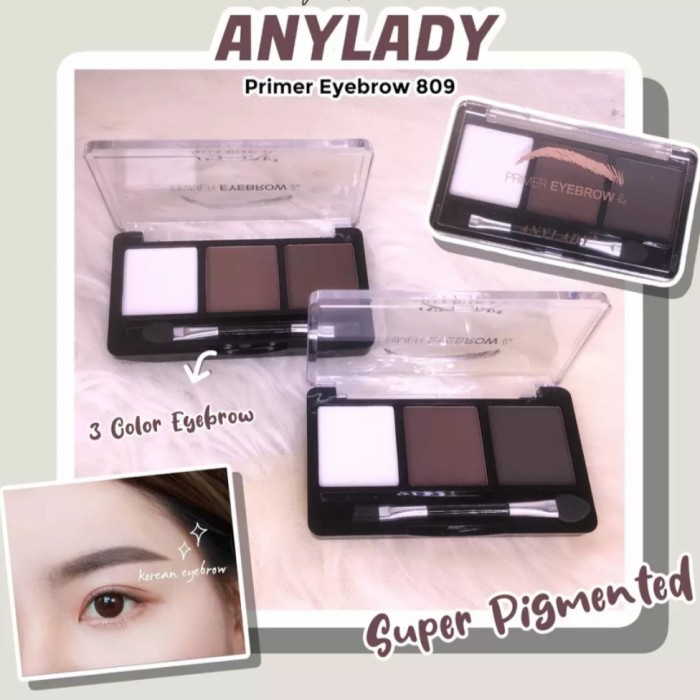 Eyebrow-Powder- Eyebrow Powder Anylady Primer Eyebrow 3Color -Powder-Eyebrow