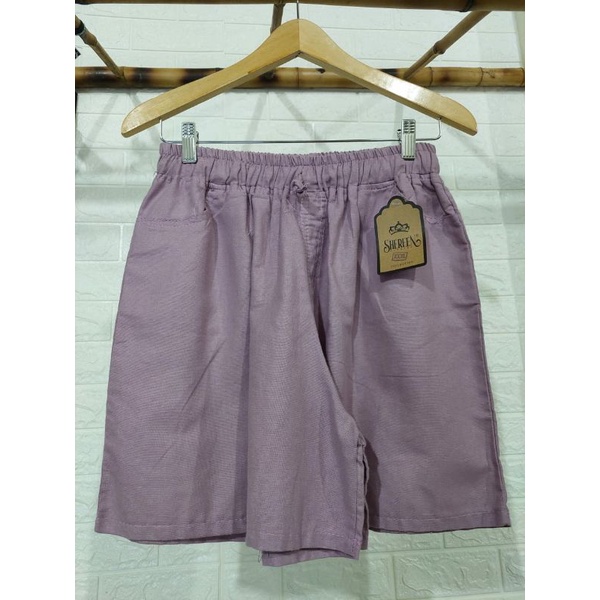 Celana Pendek Hotpants katun rami Jumbo // Celana Pendek hotpants katun rami Rainbow Murah
