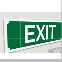 

pvc custom sign tanda papan board exit masuk keluar tulisan in out