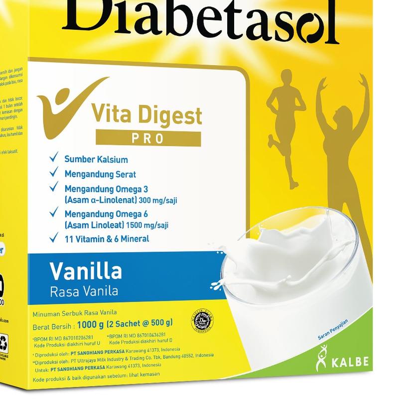 

♦ Diabetasol Vanila / Coklat 1000 gr (1kg) ✾