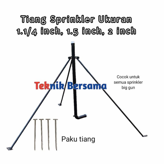 Sprinkler Tiang Sprinkler Big Gun / Tiang Tripod Sprinkler