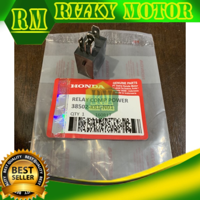 K81 RELAY 5 KAKI COMP STATER MOTOR BEAT FI POP ESP GENIO CB 150 R LED Istimewa RM5411