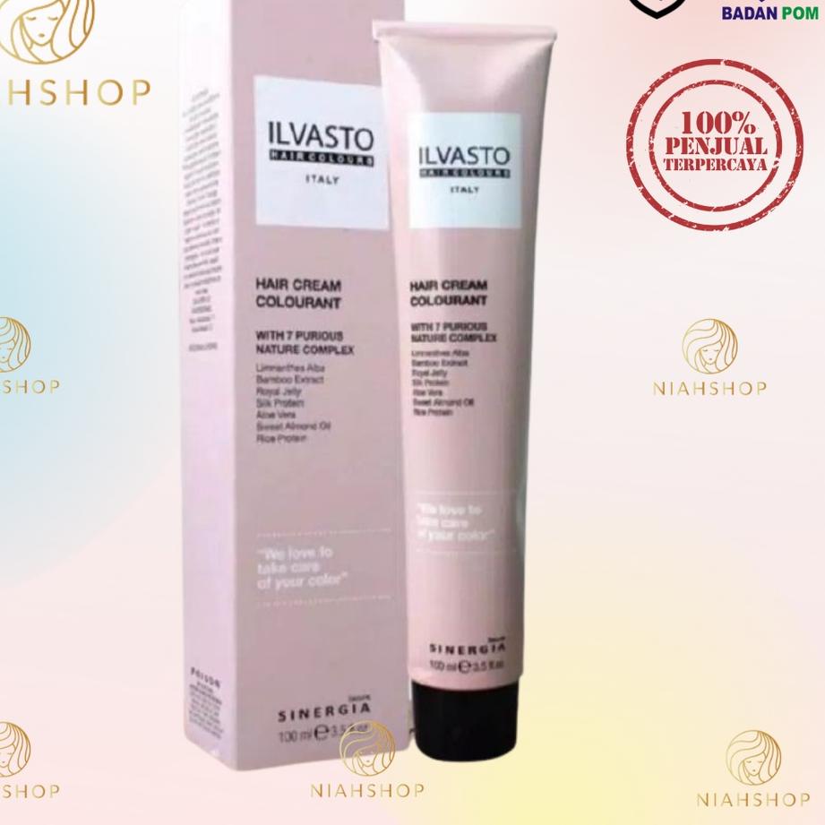 ☛ NEW HAIR COLOR ILVASTO 100MI/KEMASAN BARU PALING MURAH/ILVASTO CAT RAMBUT ILVASTO ⅍