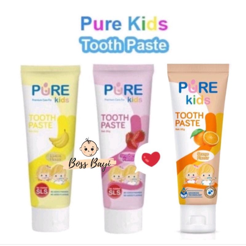 PUREKids Toothpaste 50g / Pasta Gigi Bayi Anak