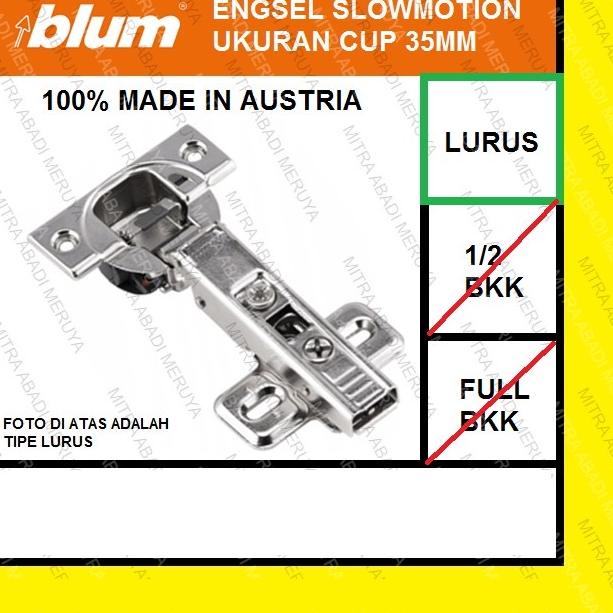 ➤ Engsel BLUM Engsel Sendok BLUM Slowmotion ❈