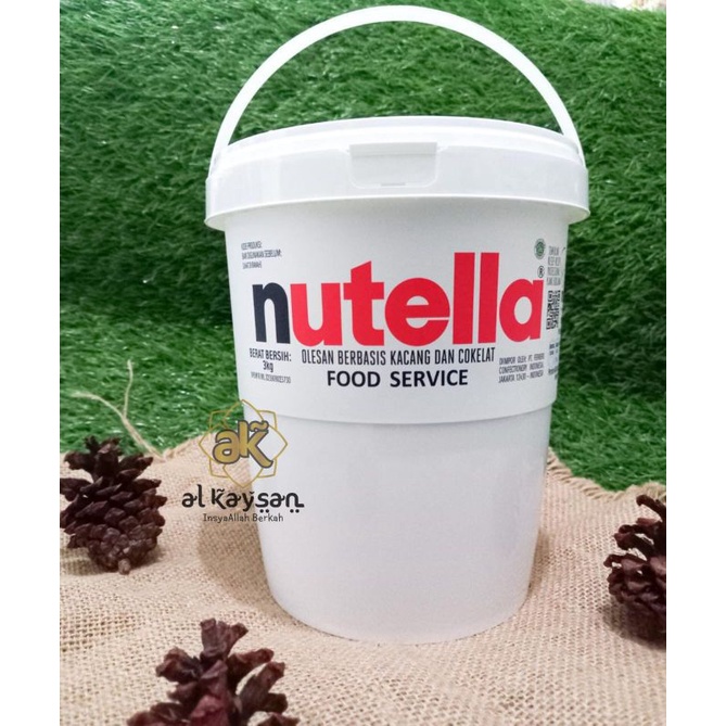 

SELAI NUTELLA / NUTELLA SPREAD 3 KG HALAL