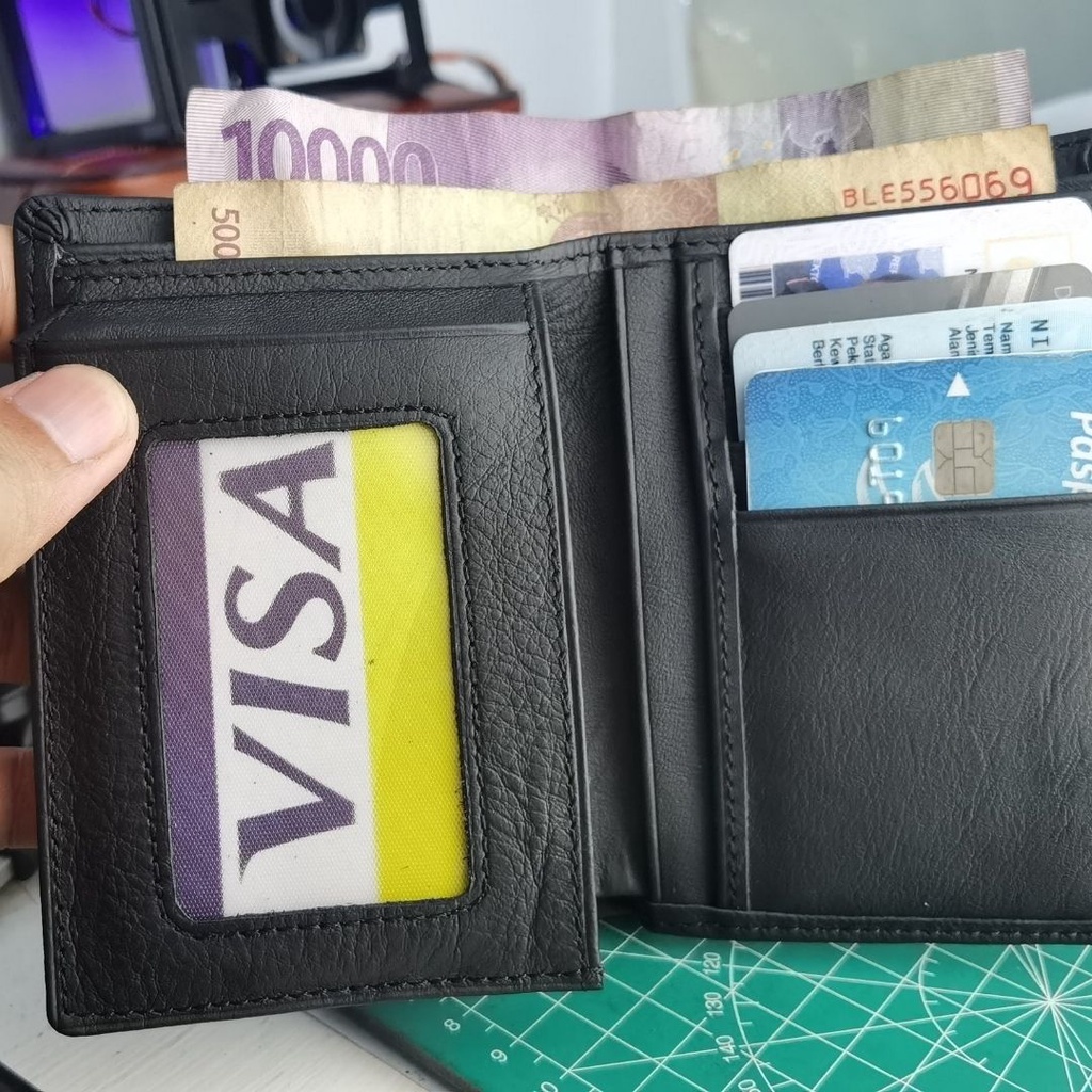 Dompet KUlit asli Tanggung 3 dimensi