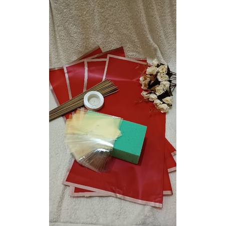 paket bahan buket murah baca diskripsi