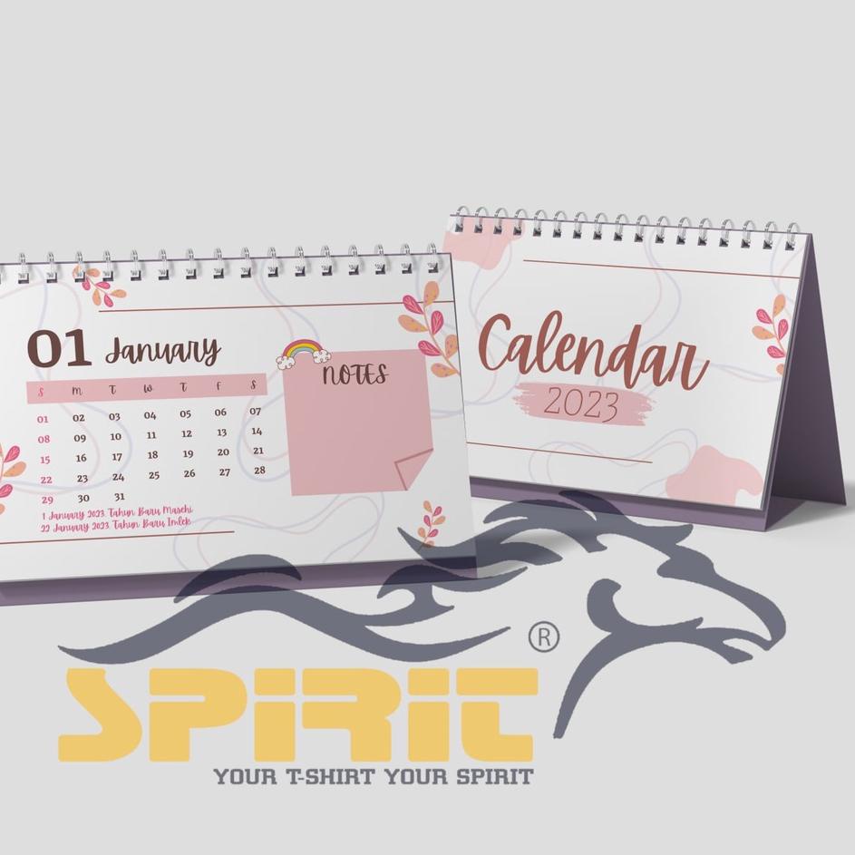 

Grosir Merakyat Kalender Pink Cute Tahun 2023 l Kalender Duduk Meja Tahun 2023