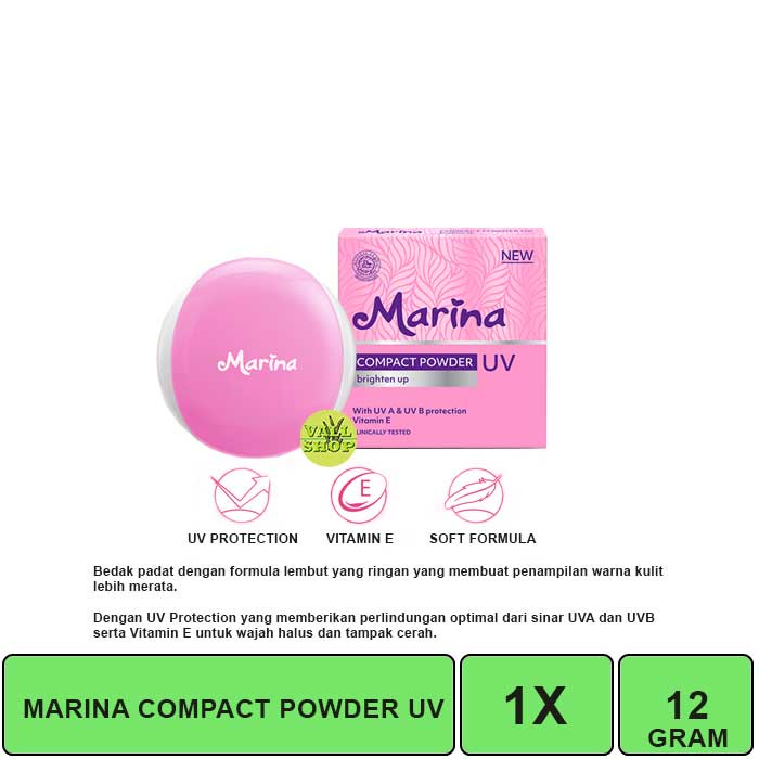 MARINA COMPACT POWDER UV PROTECTION BRIGHTEN UP