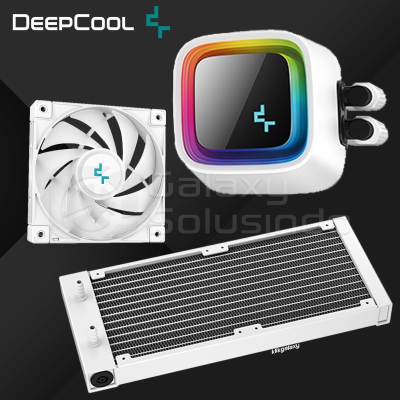 Deepcool LS520 ARGB Liquid Cooler - White CPU Cooler