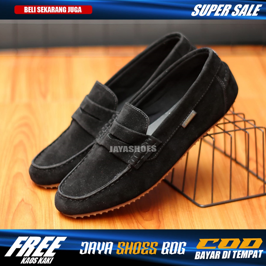 SANO Sepatu Pria Slip On Casual Original Selop Slop Cowok Kekinian Simple Murah Anti Slip