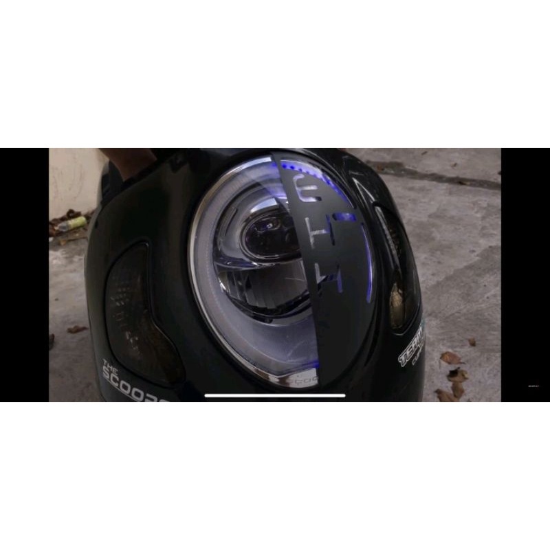 Stiker Lampu Scoopy New / Stiker Lampu Sebelah Scoopy New / Stiker Lampu Scoopy Variasi