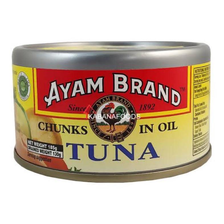 

xen-43 Ayam Brand Tuna (Chunks In Oil, Chili, Curry, Olive Oil) 150gr .,.,