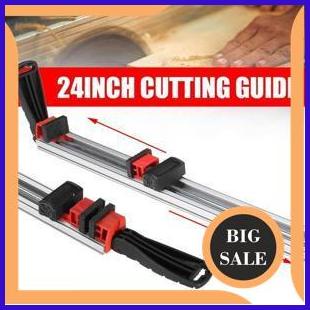 perkakas DURATEC Woodworking Cutting Guide 24 inch Wood Gauge Clamp Aluminum Alloy Grip 1F