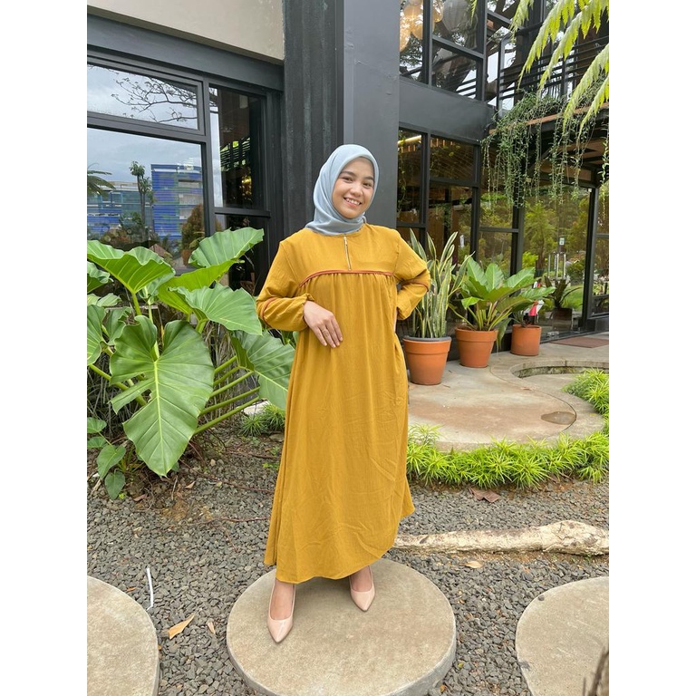 midi dress crinkle midi dress muslim midi dress airflow midi polos jumbo