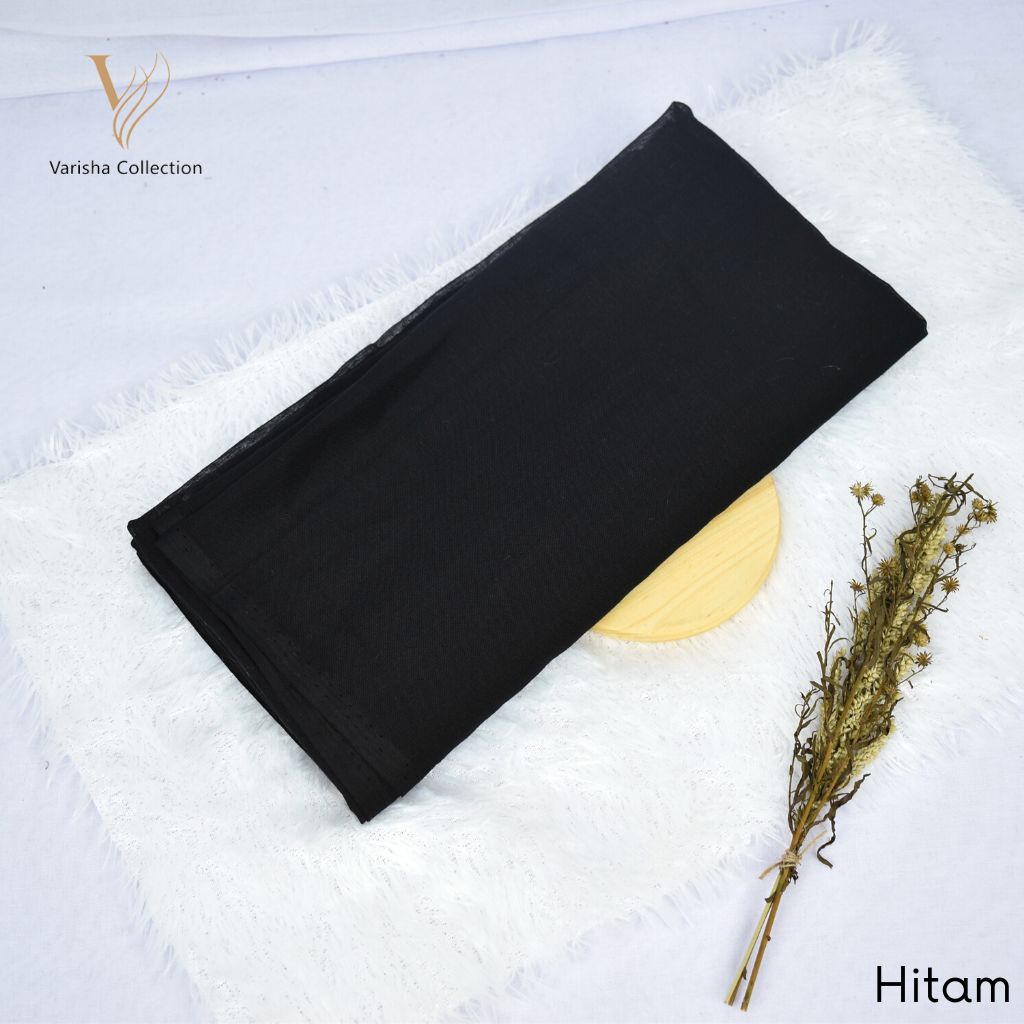 kerudung segiempat paris polos varisha size  110x110/ kerudung hijab segiempat paris polos varisha w