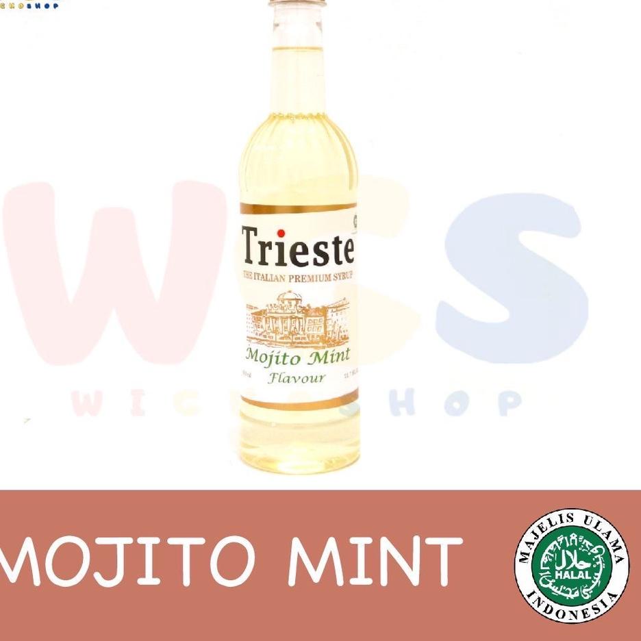 

>XC26619< Trieste Premium Syrup Mojito Mint Flavoured 650 ml