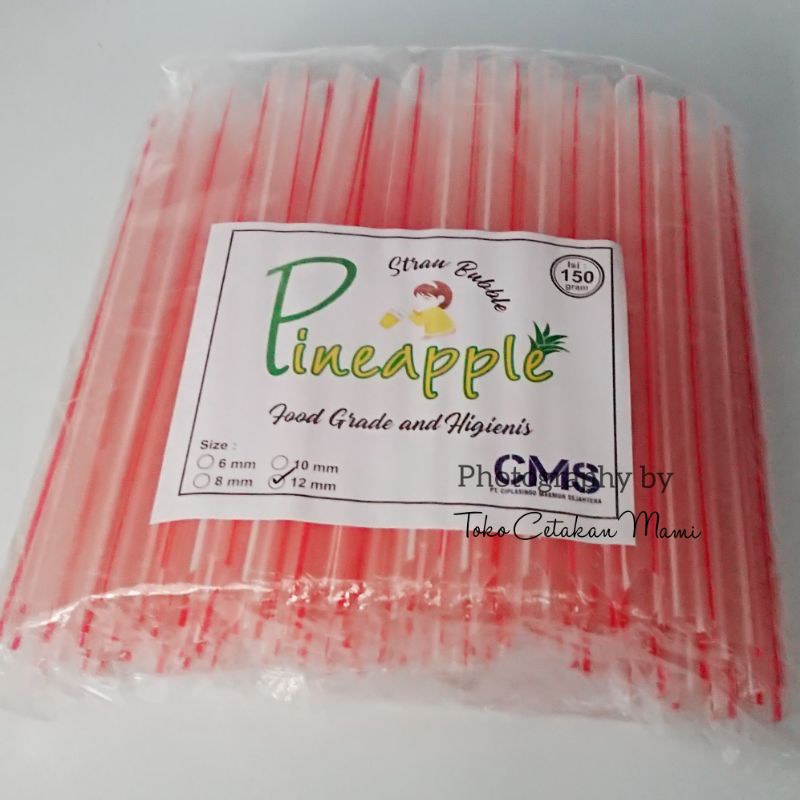 Sedotan Bubble Bening Steril /Sedotan Boba