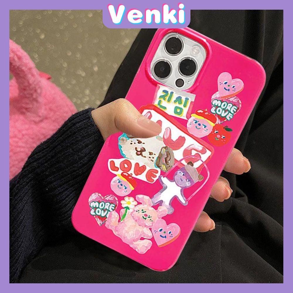 iPhone Case Soft TPU Glossy Black Pink Candy Case Cute Puppy Camera Protection Shockproof For iPhone 14 13 12 11 Pro Max 7 8 Plus X XR