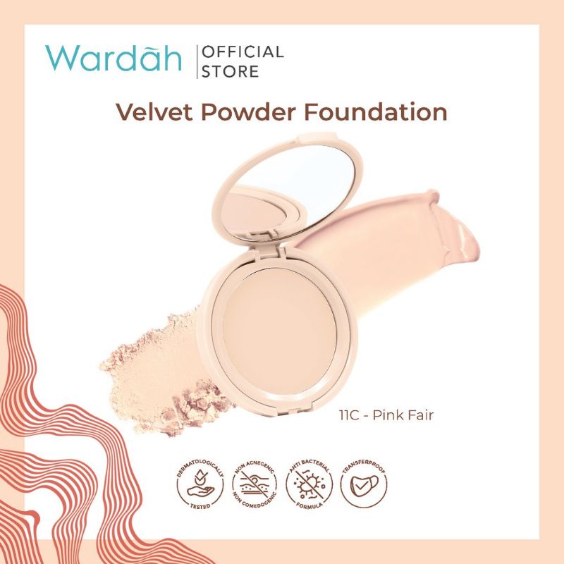 WARDAH Colorfit Velvet Powder Foundation