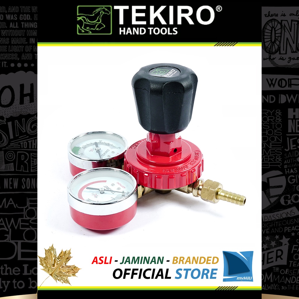 Regulator Las Acetylene Meteran Tabung - Heavy Duty Regulator TEKIRO