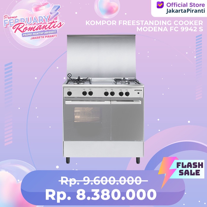 Kompor Gas Oven Free Standing Freestanding Cooker Modena FC 9942 S