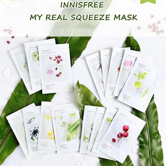 INNISFREE MY REAL SQUEEZE SHEET MASK 23ml