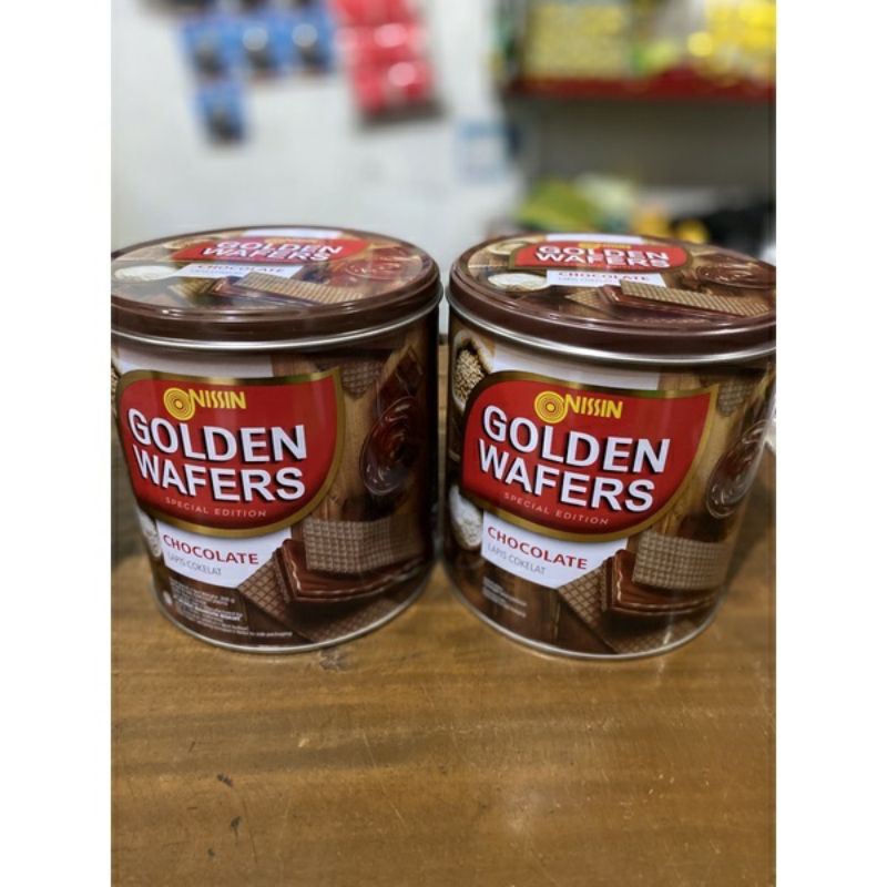 

Nissin golden wafers kemasan kaleng