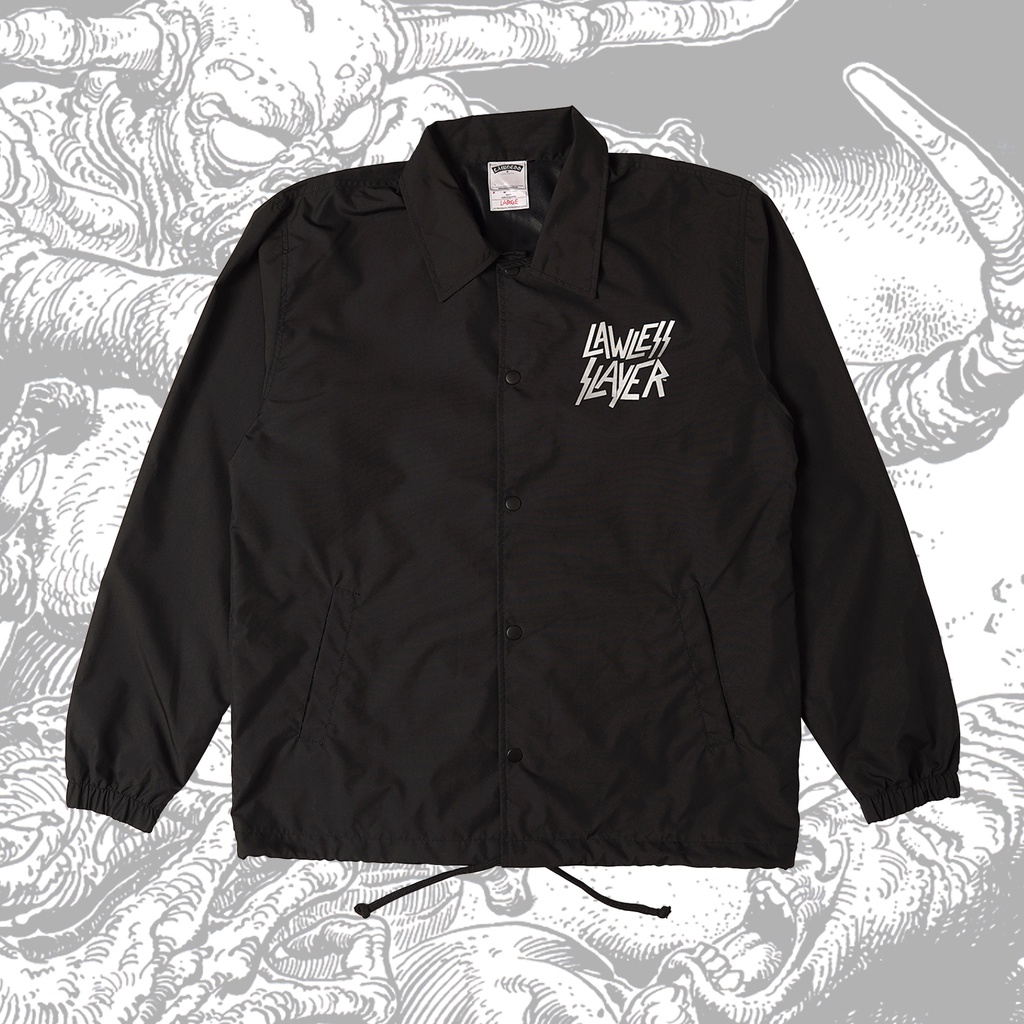 Lawless Jakarta X SLAYER PENTAGRAM LOGO Windbreaker